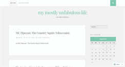 Desktop Screenshot of mymostlyunfabulouslife.com